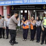 Kapolres Poso saat melakukan monitoring dibeberapa Pos PAM yang ada di wilayah Poso dan sekitarnya